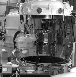 ESRO-2 in ESTEC Test Centre