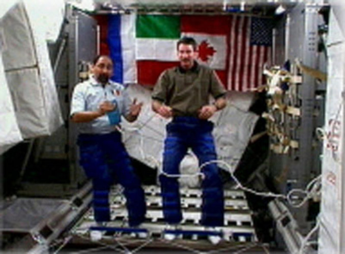 Umberto Guidoni during his live interview