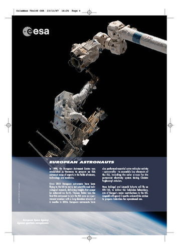 Poster - European Astronauts