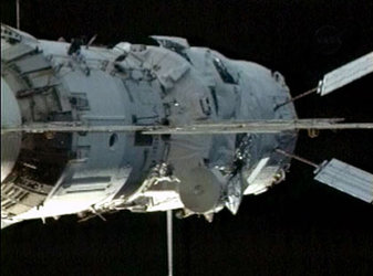Jules Verne ATV docked with ISS on 3 April 2008