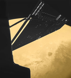 Rosetta’s self-portrait at Mars