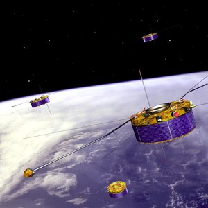 Four-satellite Cluster mission