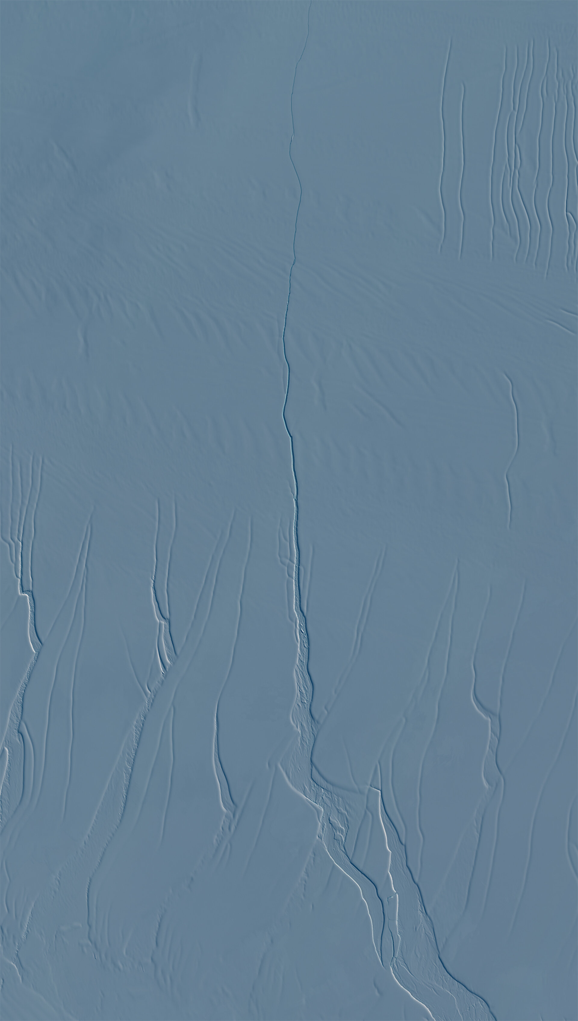 Ice crack seen by Sentinel-2A