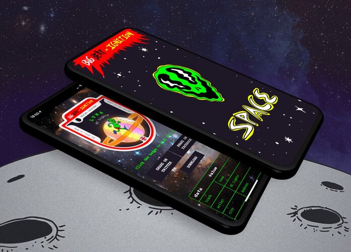 Big Beat Ignition Space device screens