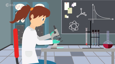 Scientist in the lab