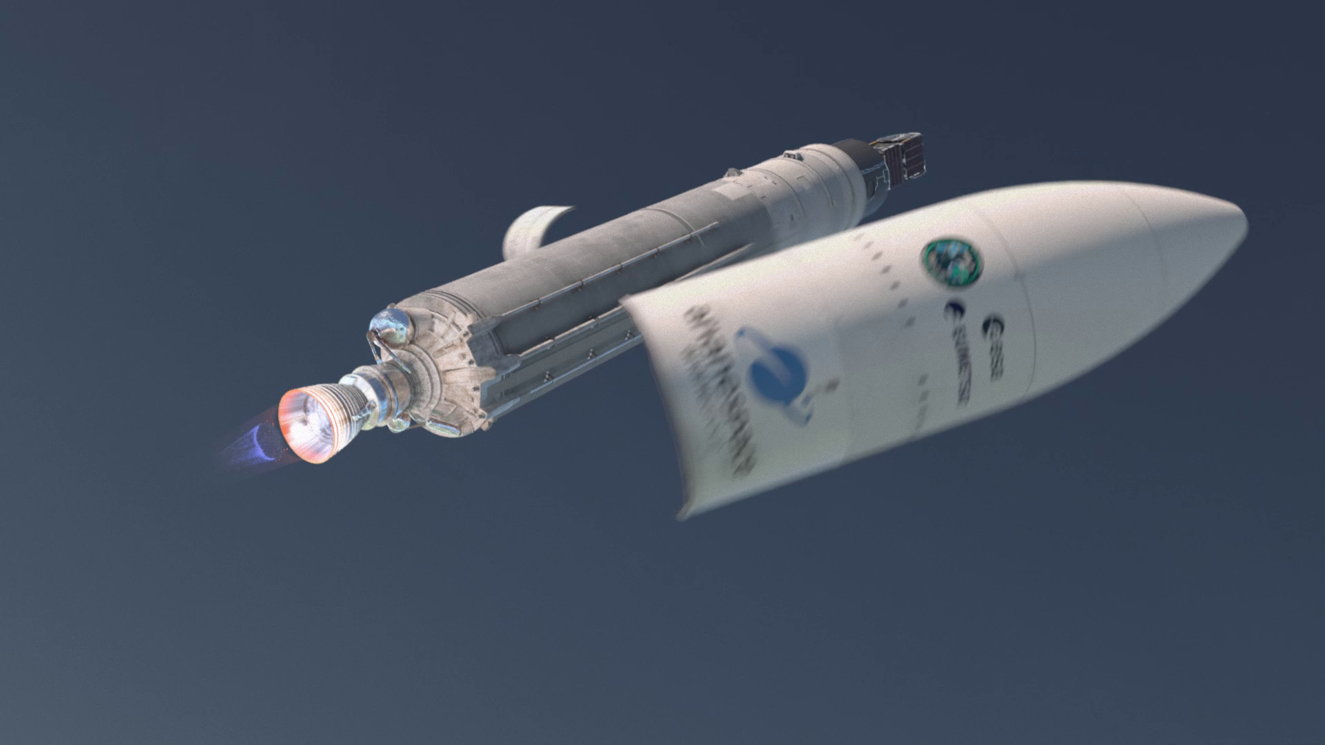 MTG-I and Ariane 5 fairing jettison