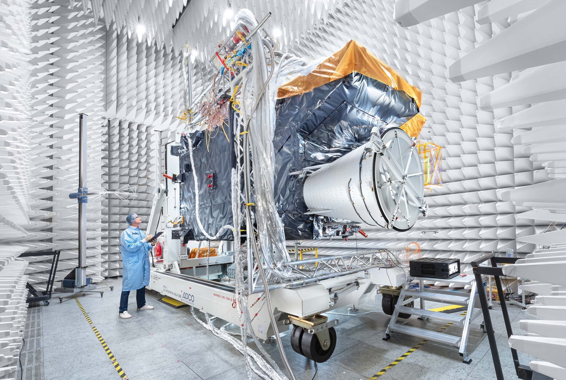 MTG-S1 in the anechoic chamber