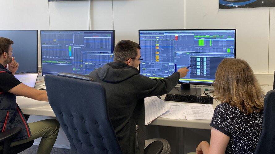 Preparing for Juice's lunar-Earth flyby