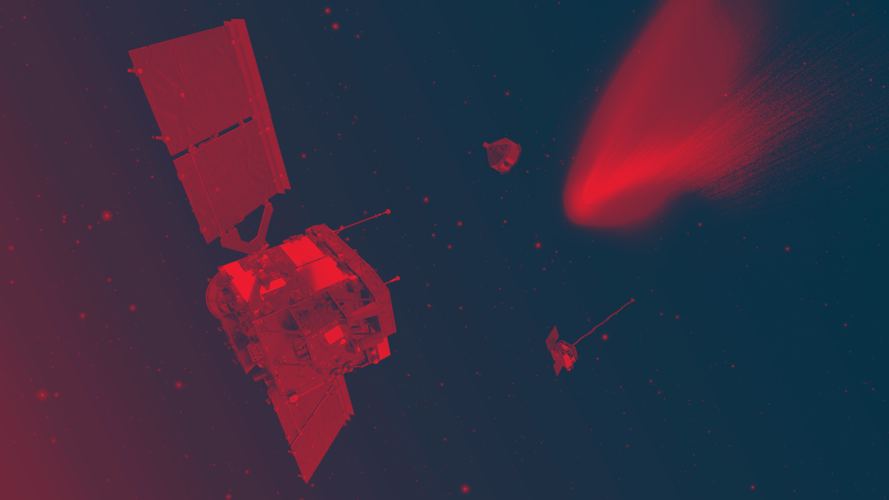 Comet Interceptor key visual red