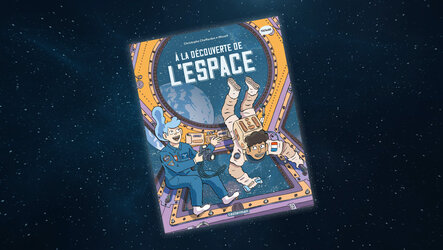 Book jacket of À la Découverte de l’Espace 