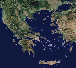 Greece from Sentinel-2