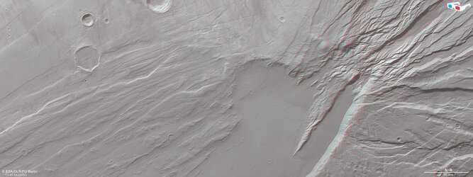 Acheron Fossae in 3D