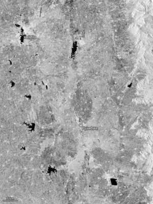 Copernicus Sentinel-1 radar image of Myanmar