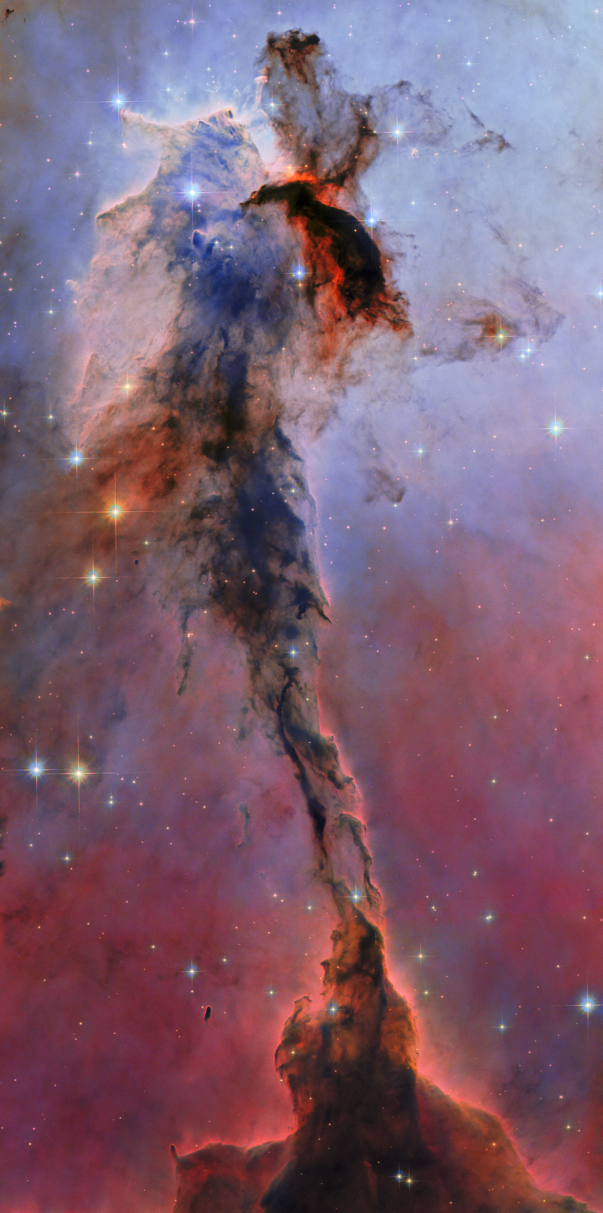 Hubble spies a cosmic pillar in the Eagle Nebula
