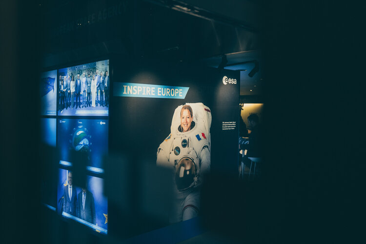 ESA booth at the 18th European Space Conference